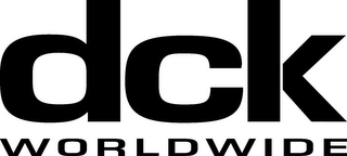 DCK WORLD WIDE logo
