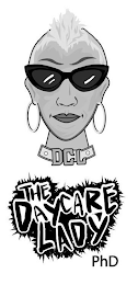 DCL THE DAYCARE LADY PHD logo