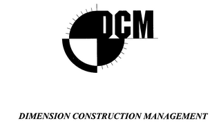 DCM DIMENSION CONSTRUCTION MANAGEMENT logo