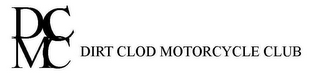 DCMC DIRT CLOD MOTORCYCLE CLUB logo