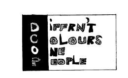 DCOP DIFFRN'T COLOURS ONE PEOPLE logo