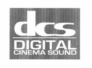 DCS DIGITAL CINEMA SOUND logo