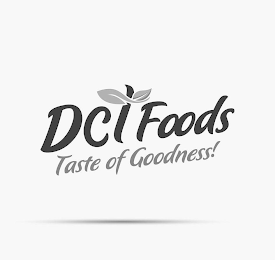 DCT FOODS TASTE OF GOODNESS! logo