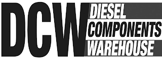 DCW DIESEL COMPONENTS WAREHOUSE logo