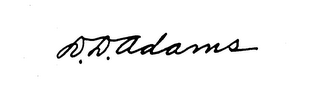 D.D. ADAMS logo