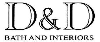 D&D BATH AND INTERIORS logo