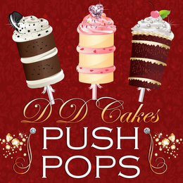 DD CAKES PUSH POPS logo