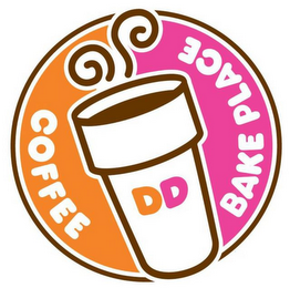 DD COFFEE BAKE PLACE logo