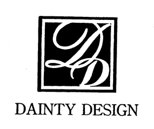 DD DAINTY DESIGN logo