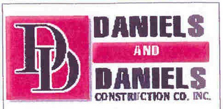 DD DANIELS AND DANIELS CONSTRUCTION CO., INC. logo