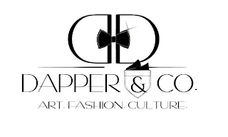 DD DAPPER & CO. ART. FASHION. CULTURE. logo