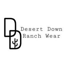 DD DESERT DOWN RANCH WEAR logo
