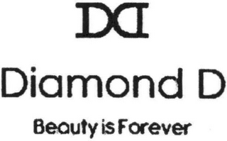 DD DIAMOND D BEAUTY IS FOREVER logo