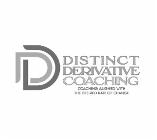 DD DISTINCT DERIVATIVE COACHING COACHING ALIGNED WITH THE DESIRED RATE OF CHANGE logo