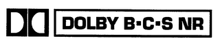 DD DOLBY B.C.S NR logo
