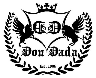 DD DON DADA EST. 1986 logo