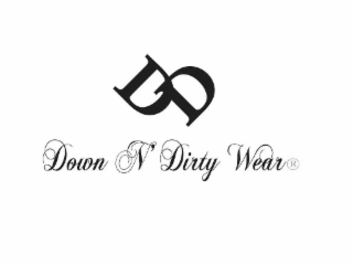 DD DOWN N' DIRTY WEAR logo