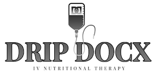 DD DRIP DOCX IV NUTRITIONAL THERAPY logo