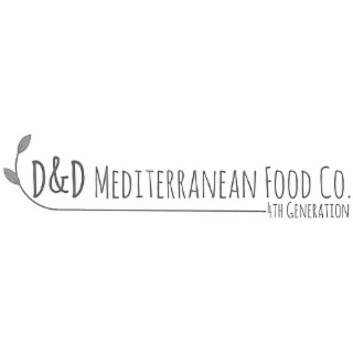 D&D MEDITERRANEAN FOOD CO. 4TH GENERATION logo