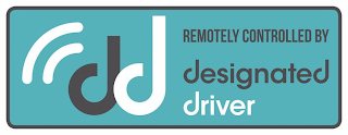 DD REMOTELY CONTROLLED BY DESIGNATED DRIVER logo
