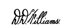 D.D. WILLIAMS. logo