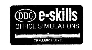 DDC E-SKILLS OFFICE SIMULATIONS CHALLENGE LEVEL logo