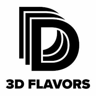 DDD 3D FLAVORS logo