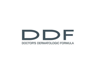 DDF DOCTOR'S DERMATOLOGIC FORMULA logo