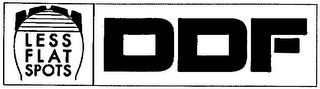 DDF LESS FLAT SPOTS logo