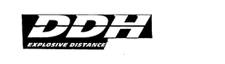DDH EXPLOSIVE DISTANCE logo