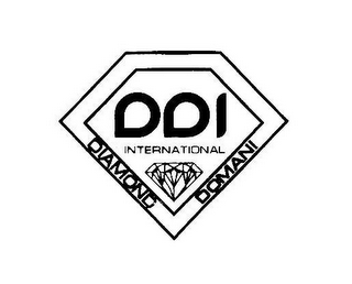 DDI INTERNATIONAL DIAMOND DOMANI logo