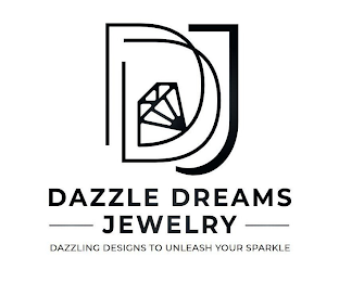 DDJ DAZZLE DREAMS JEWELRY DAZZLING DESIGNS TO UNLEASH YOUR SPARKLE logo
