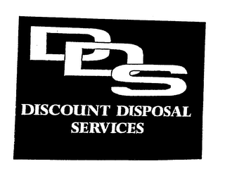 DDS DISCOUNT DISPOSAL SERVICES logo