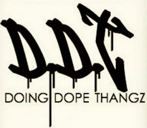 DDT DOING DOPE THANGZ logo