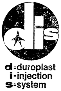 D=DUROPLAST I=INJECTION S=SYSTEM logo