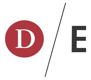 D/E logo