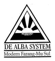 DE ALBA SYSTEM MODERN FARANG MU SUL logo