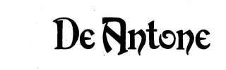 DE ANTONE logo