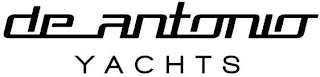 DE ANTONIO YACHTS logo