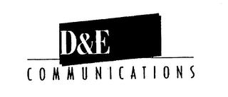 D&E COMMUNICATIONS