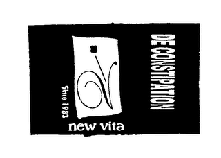 DE CONSTIPATION NEW VITA SINCE 1983 logo
