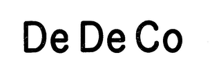 DE DE CO logo