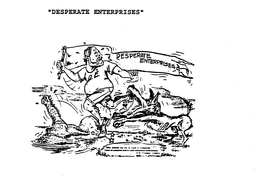 D.E. DESPERATE ENTERPRISES logo