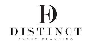 DE DISTINCT EVENT PLANNING logo