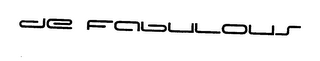 DE FABULOUS logo