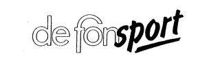 DE FONSPORT logo
