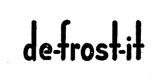 DE-FROST-IT logo