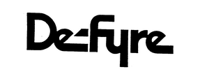 DE-FYRE logo