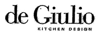 DE GIULIO KITCHEN DESIGN logo