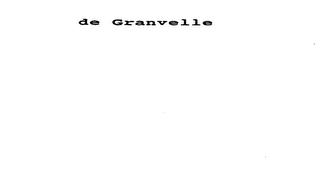 DE GRANVELLE logo